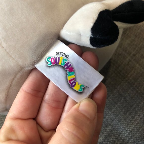 NWT SQUISHMALLOW 9" Cookie the Flamingo Dressed up as Gordon the Shark - Picture 7 of 8